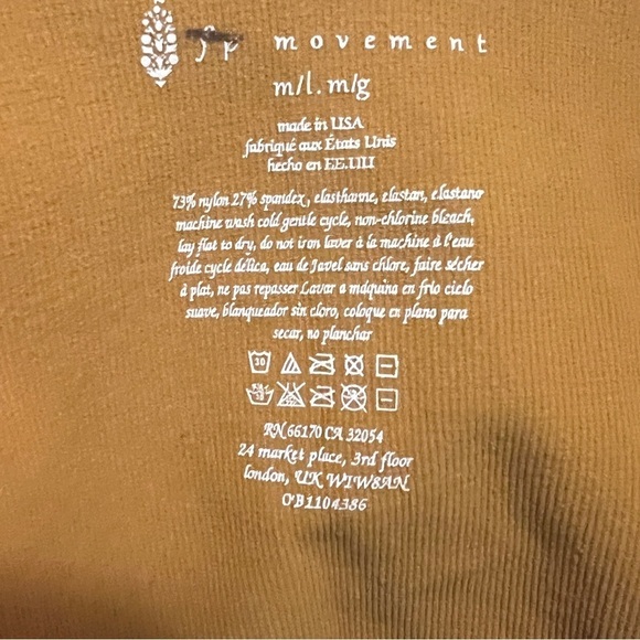 Free People Dance All Night Bodysuit, Orange Size M/L - Picture 4 of 5